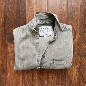 Frank & Eileen Eileen Shirt Size Small (S) Grey Denim